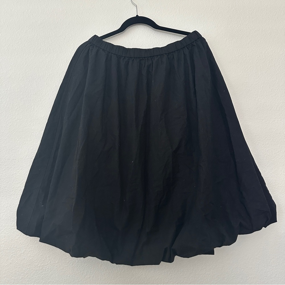 ARITZIA Sunday Best Bubbly Cotton Poplin Midi Skirt Women’s Size Large - Picture 4 of 9